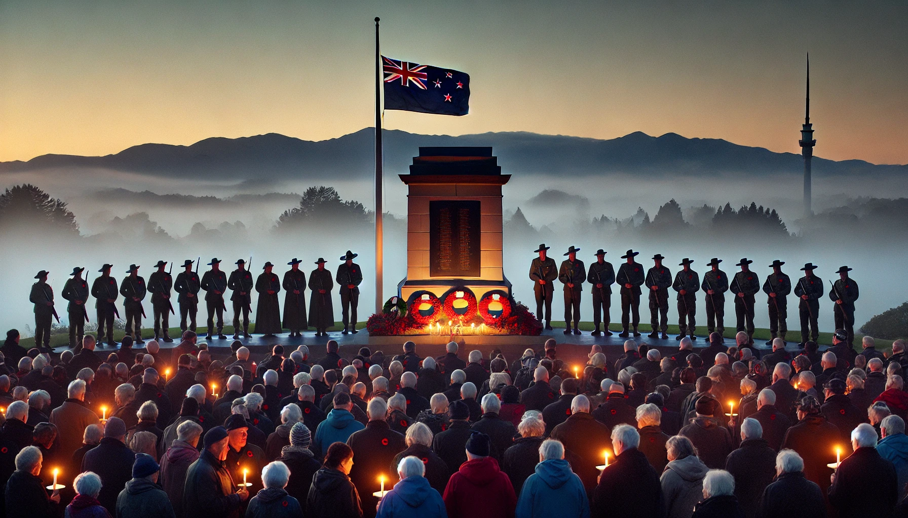 Anzac Day Dawn Service New Zealand