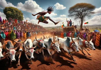 Bull Jumping Ethopia