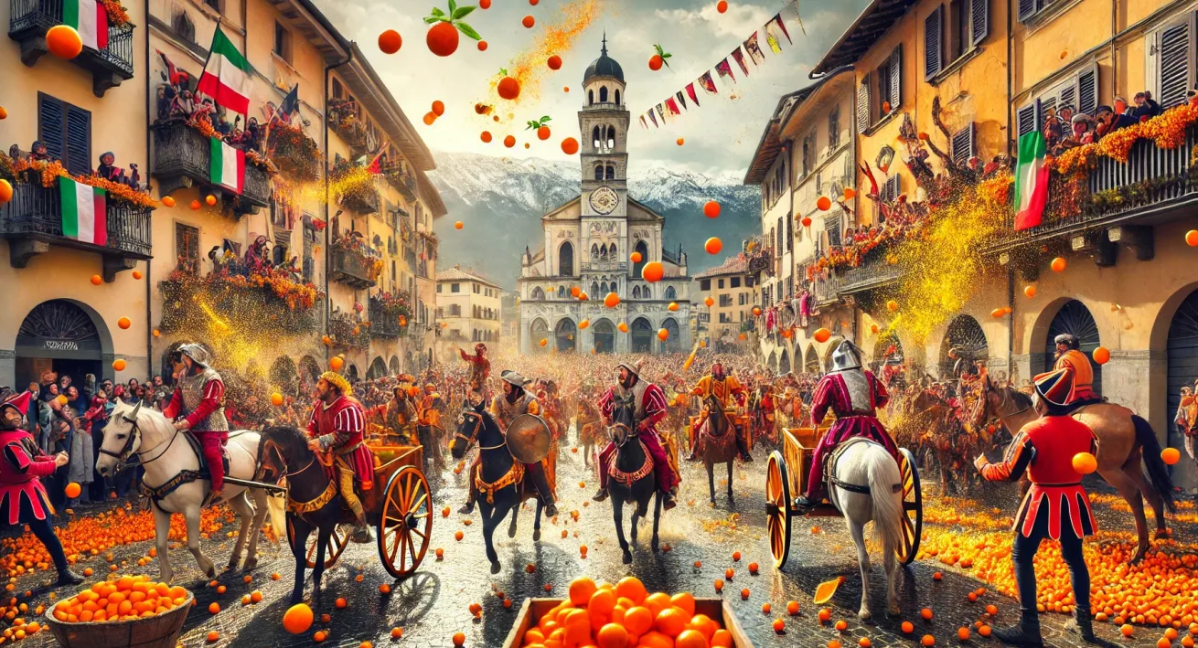 Carnevale di Ivrea Italy