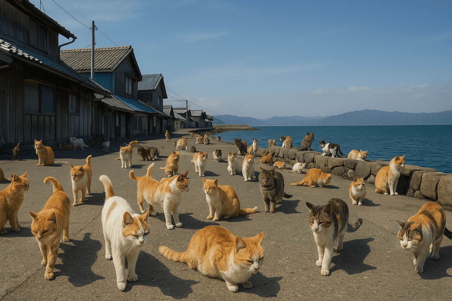 Cat Island - Aoshima - Japan