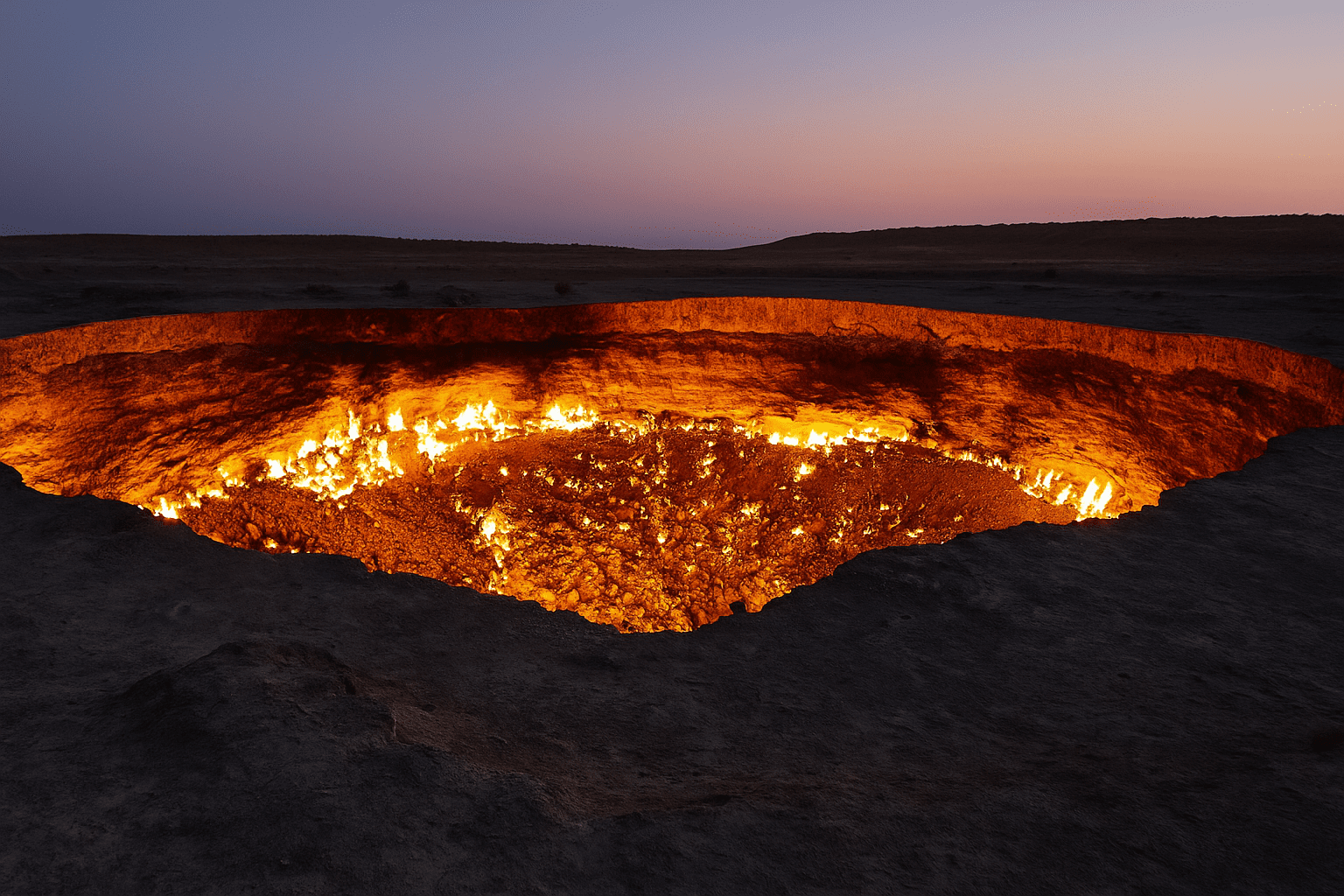 Door to Hell - Karakum Desert - Turkmenistan
