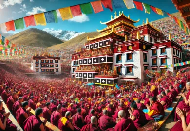 Great Monlam Festival East Tibet