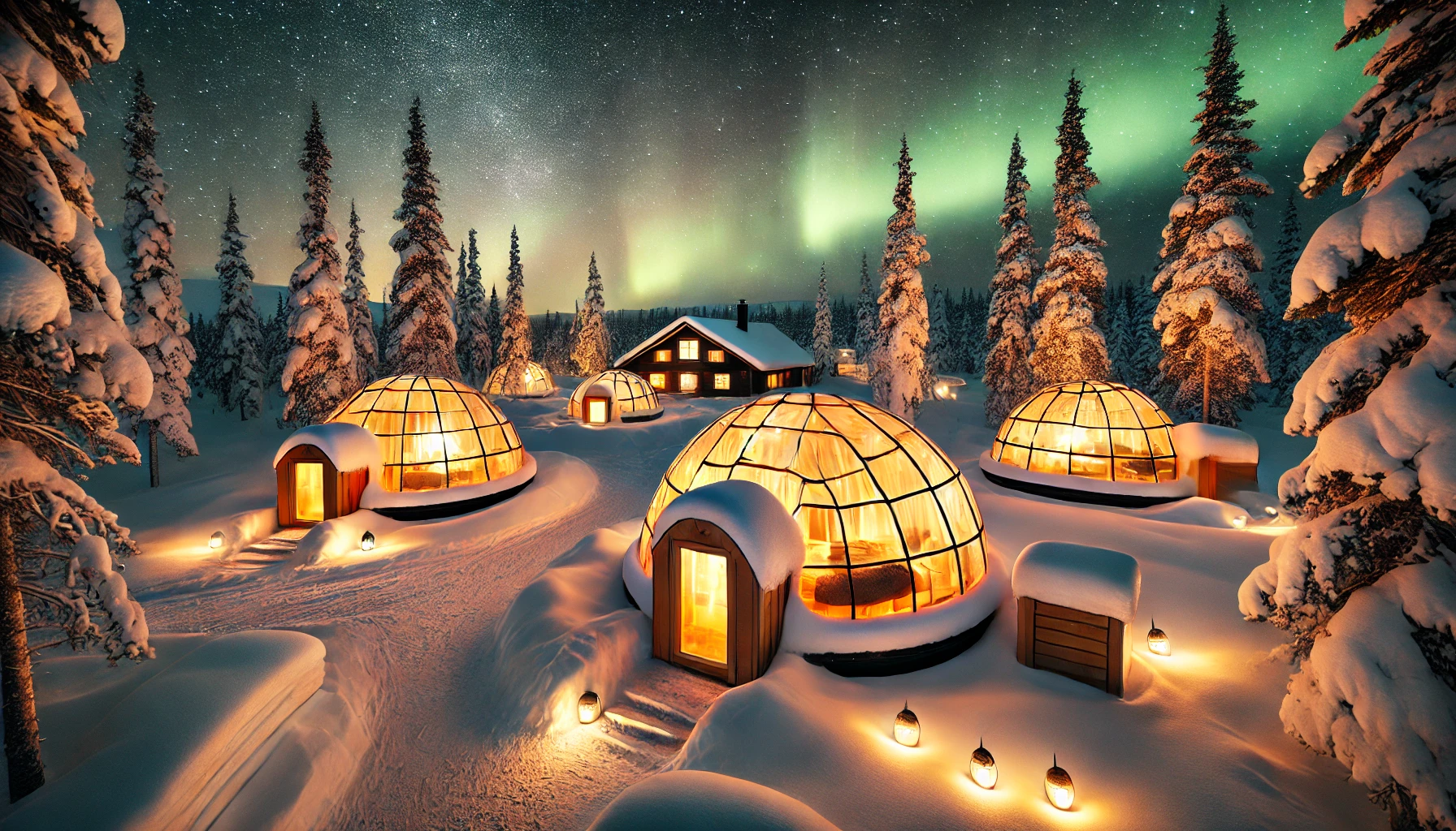 Kakslauttanen Igloo West Village Resort Lapland Finland