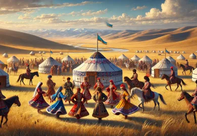 Kazakhs People Central Asia