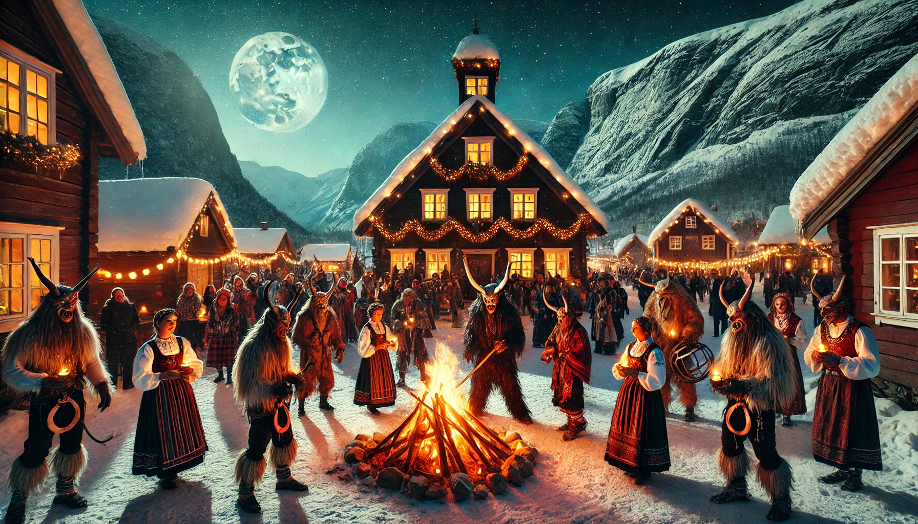 Krampusnacht Campfire Norway