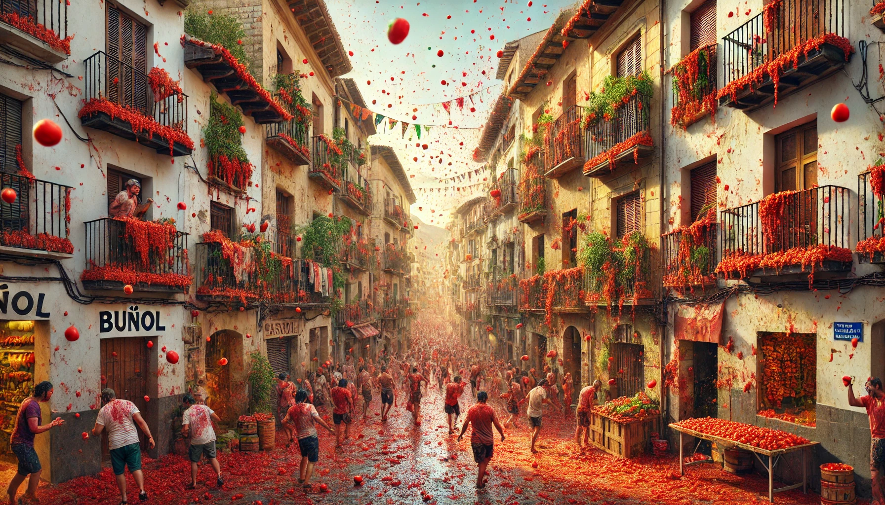 La Tomatina Buñol Spain