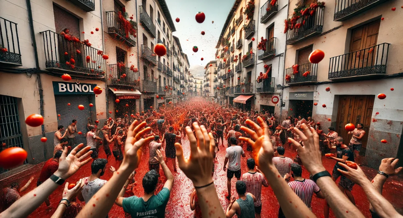 La Tomatina Buñol Spain