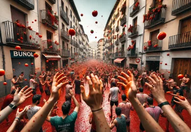 La Tomatina Buñol Spain