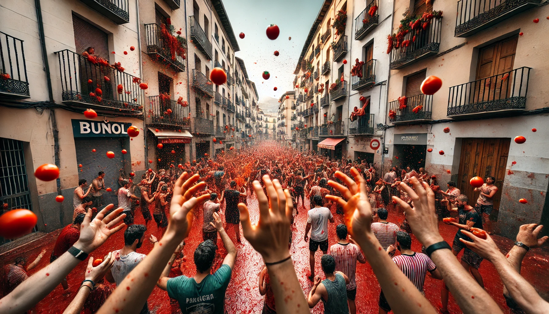 La Tomatina Buñol Spain