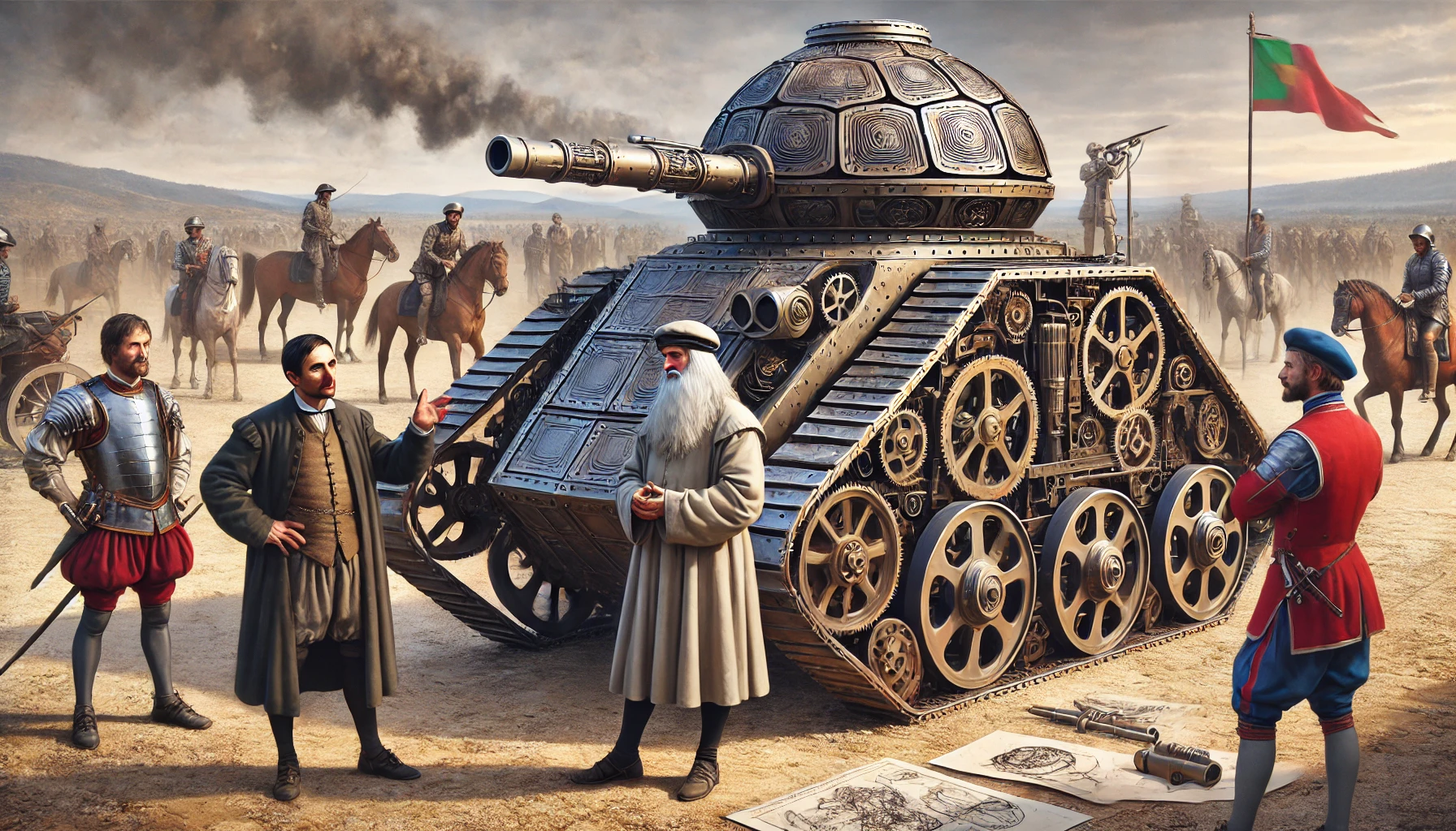 Leonardo da Vinci Armored Tank