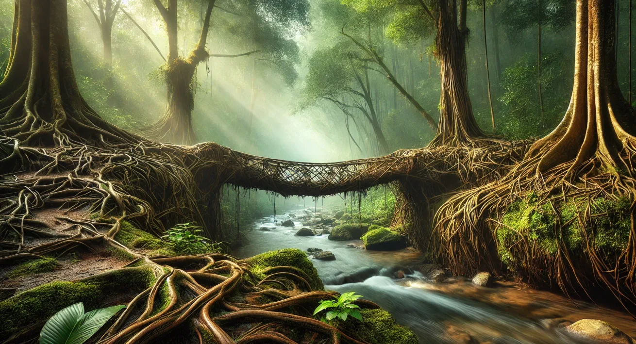 Living Bridges Meghalaya India