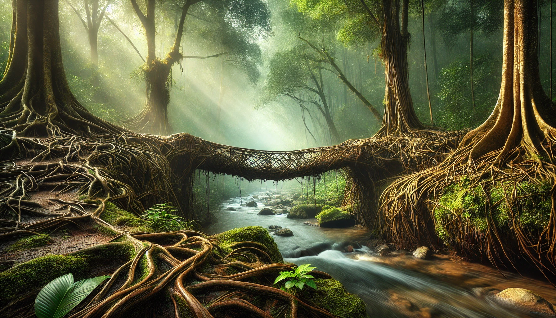 Living Bridges Meghalaya India