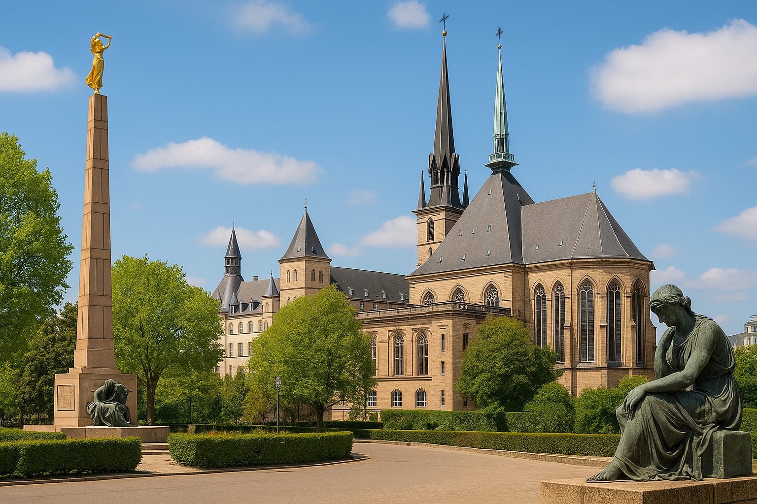 Luxembourg Notré-Dame Cathedral