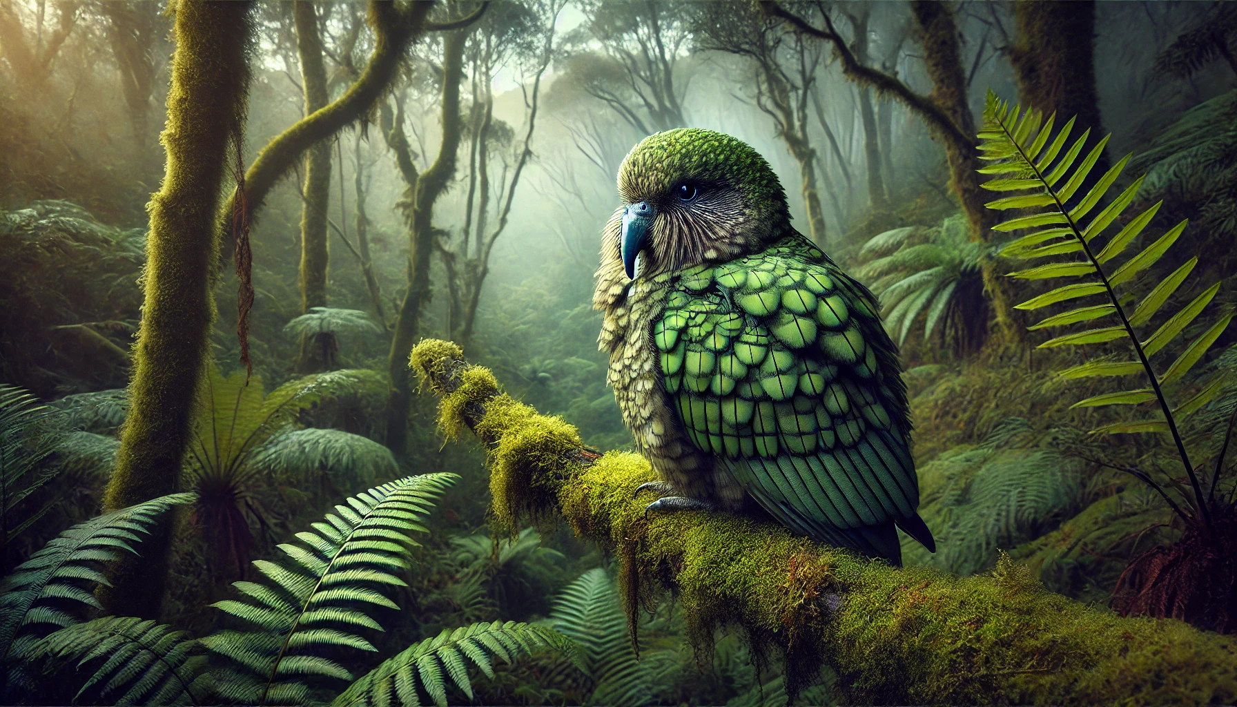 New Zealand Kakapo Parrot