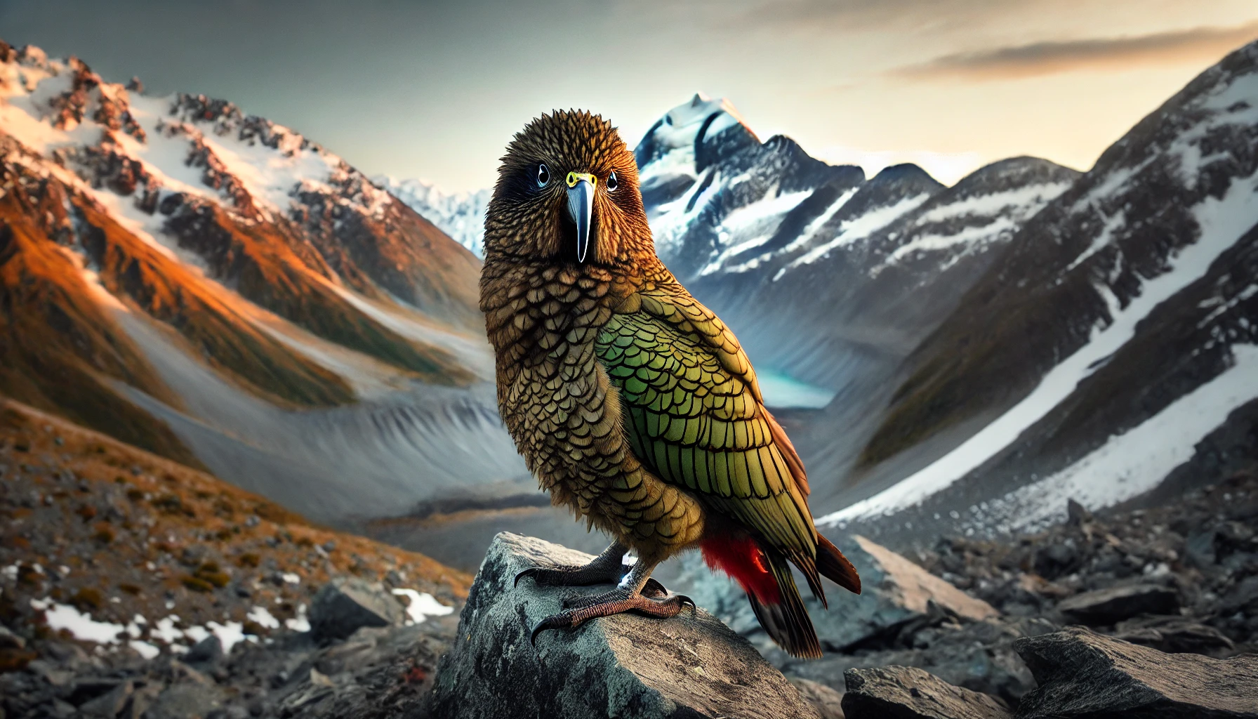 New Zealand Kea Bird