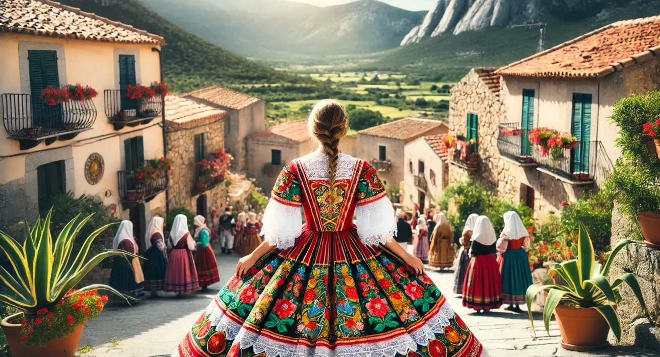 Sardinian Traditional Dress Italy