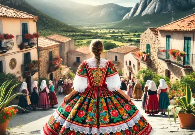 Sardinian Traditional Dress Italy