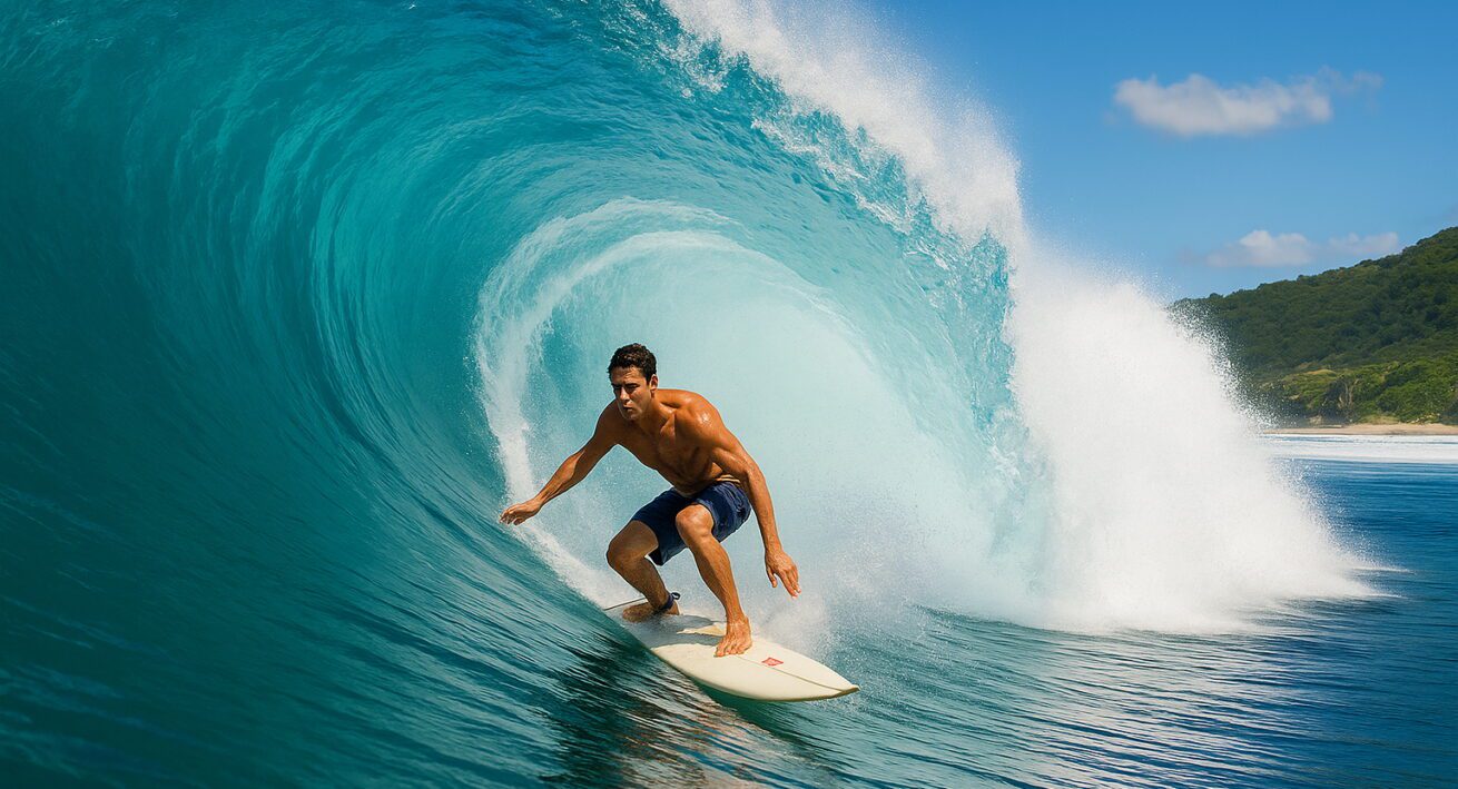 Surfing Caribbean