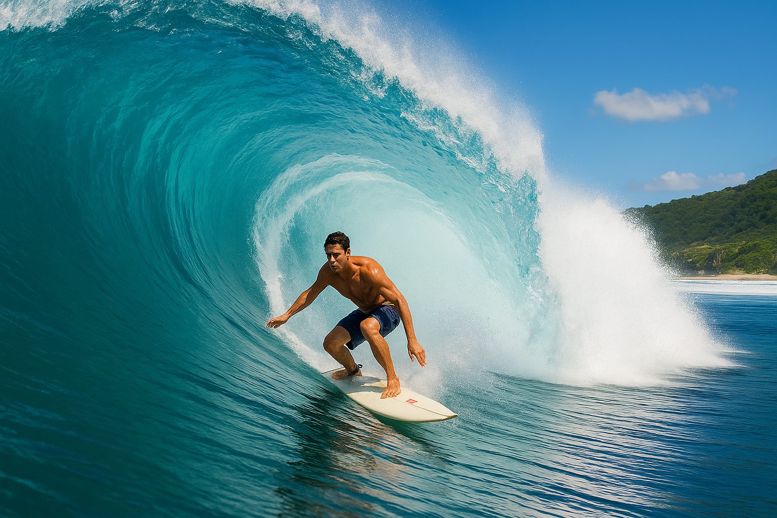 Surfing Caribbean