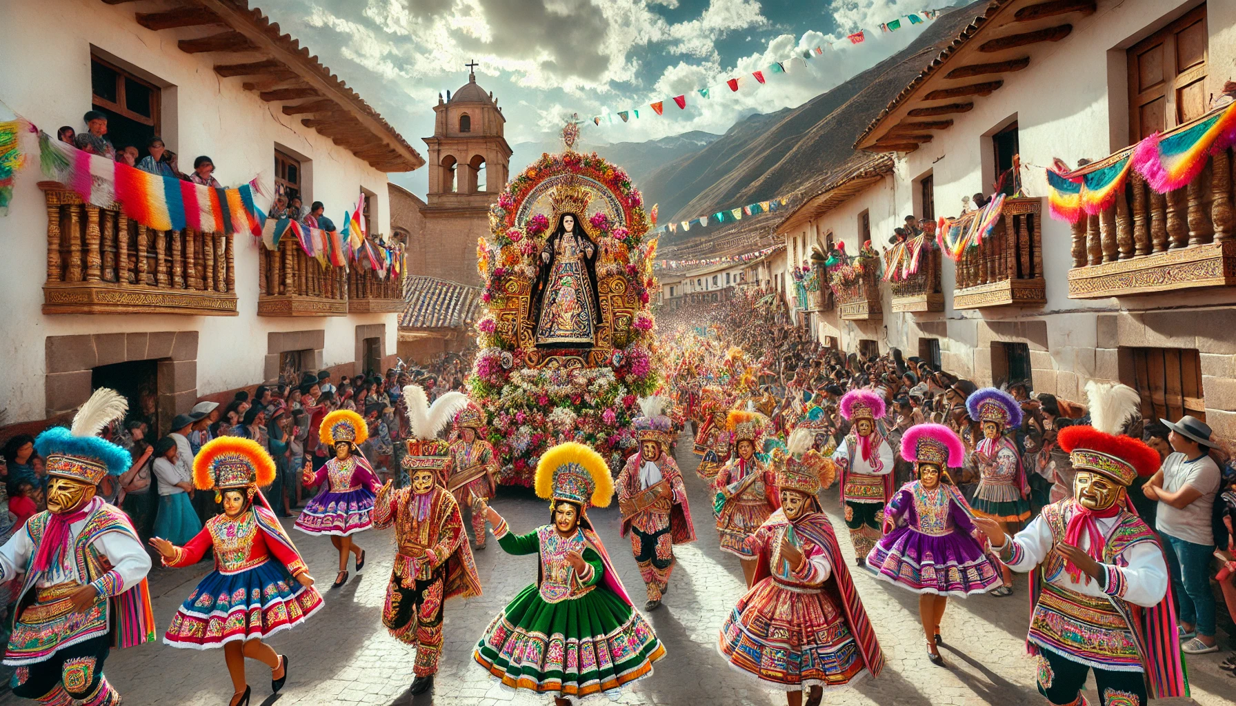 Virgen del Carmen Festival Paucartambo Peru